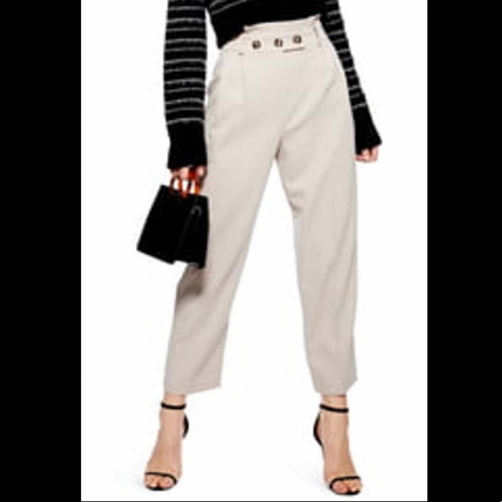 Topshop Button Trousers